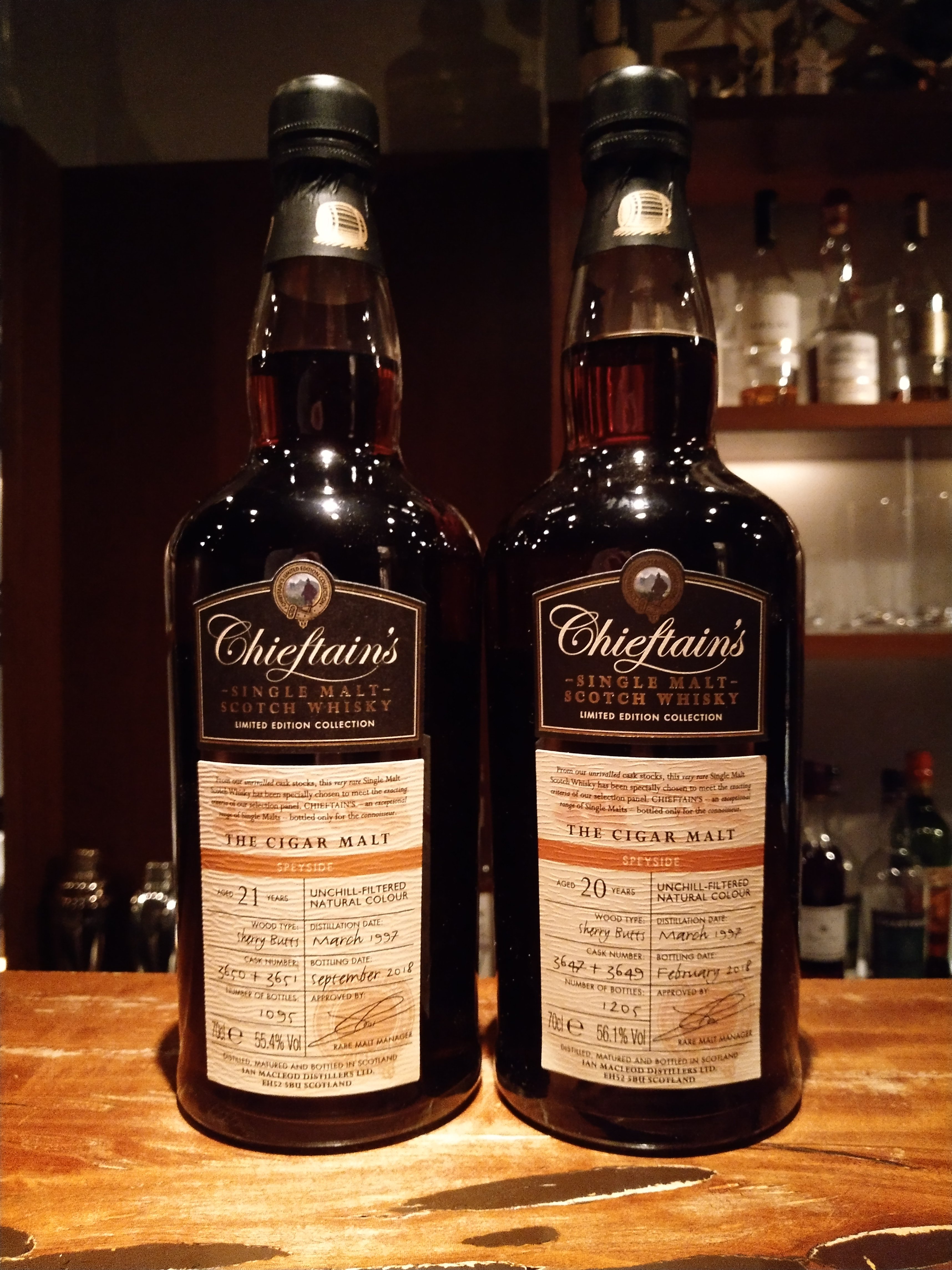 THE CIGAR MALT 21years / Chieften's 55.4%vol | 金沢・片町のBAR de JOAOのブログ